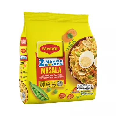 Nestle Maggi 2-Minute Masala Instant Noodles 4 pack ম্যাগি নুডুলস