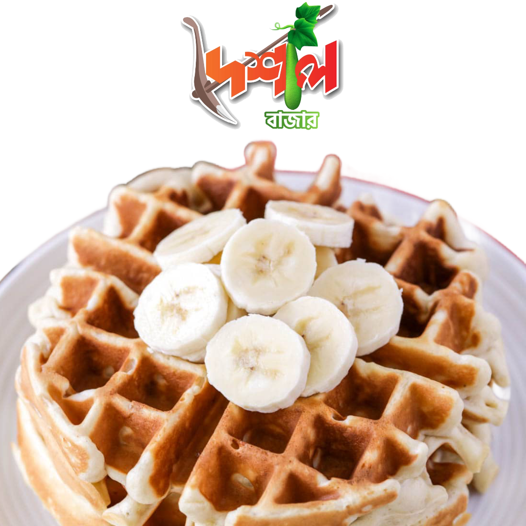 Banana Waffles-কলা ওয়াফেল (deshal)