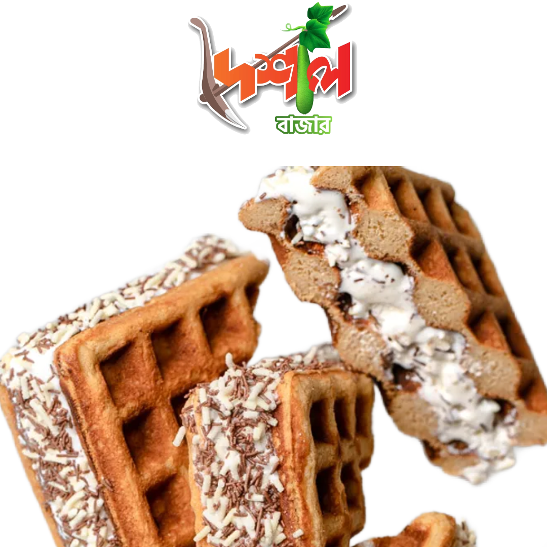 Ice Cream Waffles-আইসক্রিম ওয়াফেল।(deshal)