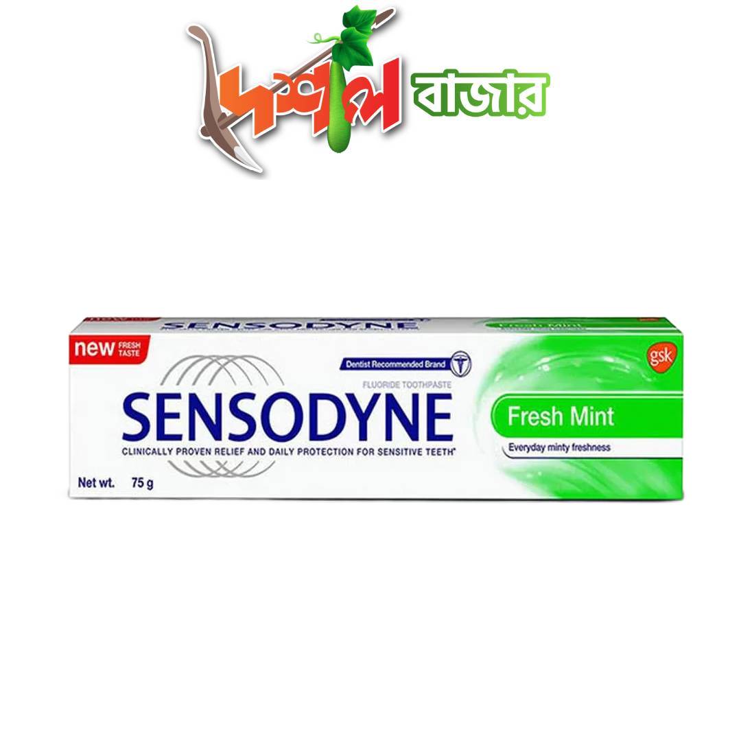 "Buy Sensodyne Fresh Mint Toothpaste 75g - Gentle Care for Sensitive Teeth"